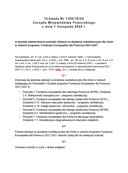 Pierwsza strona dokumentu