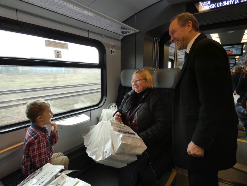 Marszałek w pociagu