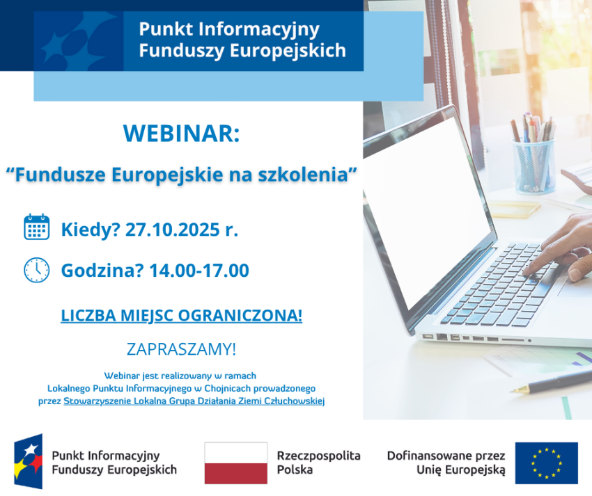 Grafika przedstawia informacje o szkoleniu.